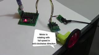 Arduino Code 1: L293D Driver Plug Output Video