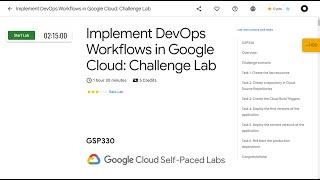 #NEW [ March 2024] Implement DevOps in Google Cloud: Challenge Lab | #GSP330 #qwiklabs  | Solution