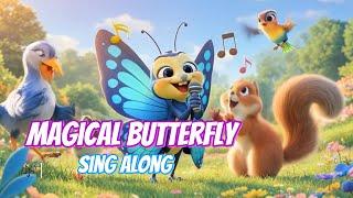 Flutter Flutter Butterfly Remix | A Magical Story & Kids Song | With Lyrics