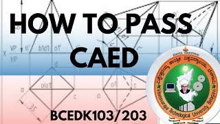 How To Pass Caed In Vtu
