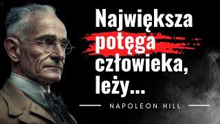 Te słowa Cię zmienią. Cytaty człowieka sukcesu. Napoleon Hill, Myśl i Bogać się. Rozwój osobisty.