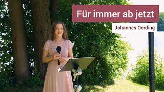 Für immer ab jetzt (Johannes Ording)- Live zur Hochzeit- Engelsstimme Anna