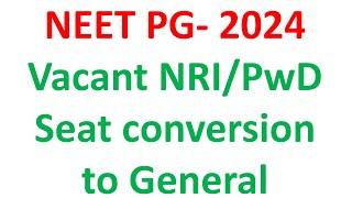 NEET pg 2024 counselling update 3rd round,Zero percentile 3rd round neet pg 2024,cut off neet pg2024