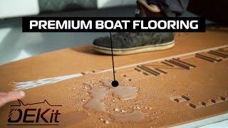 Why You NEED Non-skid Boat Flooring | DEKit Install