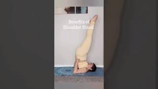 Benefits of #ShoulderStand #sarvangasana