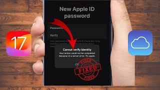 cannot verify identity your action could not be completed because of a server error iphone|2024