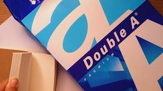 Double A Premium 80gsm A4 size paper Unboxing | A4 size paper 500 sheets Double A | A4 size paper