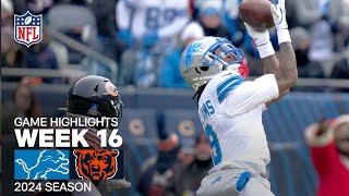 Detroit Lions vs. Chicago Bears Game Highlights | NFL 2024 Season Week 16