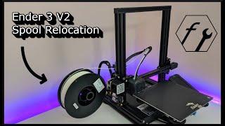 Ender 3 V2 Spool Relocation and First Layer Troubleshooting