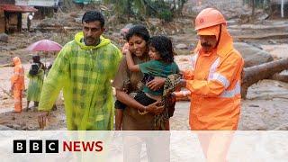 India landslides: Many feared dead and dozens trapped