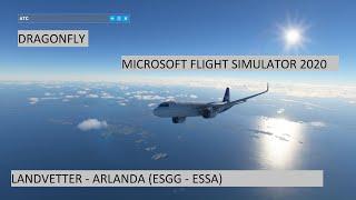 Landvetter till Arlanda - Microsoft Flight Simulator - Airbus A320neo (ESGG-ESSA)