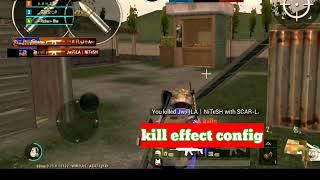 How to change your kill effect in Pubglite killfeed ||almost all gun  skins free config file