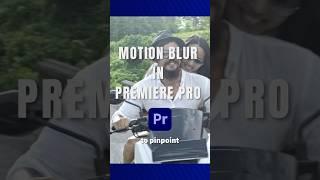 Motion Blur…in Premiere?? #videoeditingcourses #premierepro #aftereffects