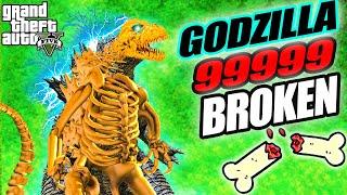 GTA 5: Breaking EVERY BONE As GODZILLA In GTA V ! ( GTA 5 mods )