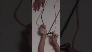 Puzzle with ropes