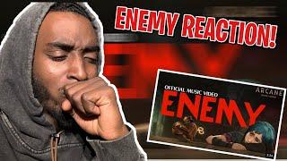 RAPPER REACTS | Imagine Dragons & JID - Enemy (League of Legends) | Official Music Video