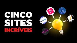 TOP 5 SITES ÚTEIS QUE QUASE NINGUÉM CONHECE  - GRATUITOS!