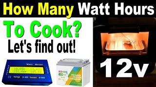 How Many Solar Watt-Hours To Cook? (Live Demonstration) 12v portable #cooking #offgrid