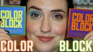 HUDA Beauty COLOR BLOCK Obsessions Palettes | Swatches, Comparisons, 2 Tutorials + Review