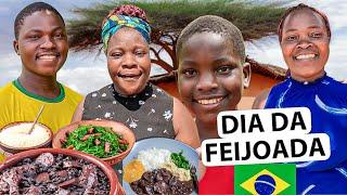 Ensinei Minha Família a Preparar Feijoada Brasileira - Será Que Ficou Boa Assim?