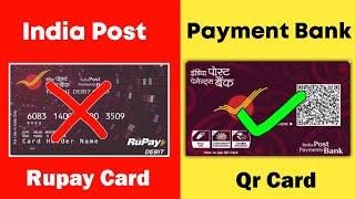 India Post Payment Bank Qr Card Vs Debit Card | Which is the best