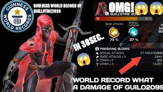 World record  of guillotine 2099... highest damage in the game... mcoc..