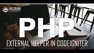 Helpers In CodeIgniter