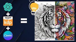 Create COLORING BOOKS with AI quickly & easily (no prior knowledge required!)