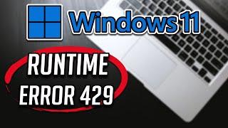 How To Fix Run Time Error - 429 || ActiveX Component Can't Create Object Error on Windows 11 / 10