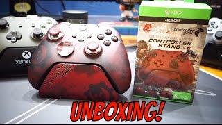Gears Of War 4 Crimson Omen Limited Edition Controller Stand Unboxing