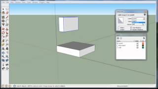 How to use layers in Sketchup