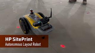 Mortenson Project Site: HP SitePrint | Autonomous Layout Robot