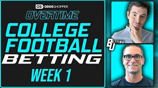 College Football Picks & Predictions (Week 1 BONUS BETS!) | Betting U OVERTIME