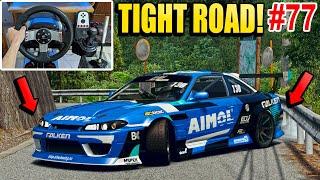 Drifting in Tight Touge Road W/ James Deane's RDS Aimol S14.5 - Assetto Corsa W/ G27 + Wheel Cam #77