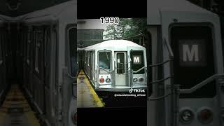 #youtubeshorts #edit #evolution #mta evolution of the R40 slant subway car