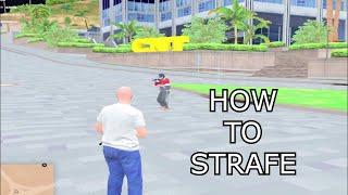 How to strafe on fivem |GLife|V3|all server|STRAFE TP