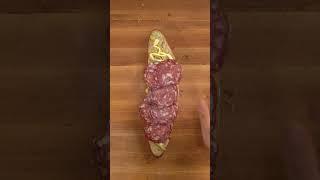 Simple Sandwich Series #50: Salami special #shorts