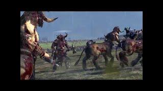 The Beastman Vs Greenskin - Massive Battle Total War Warhammer