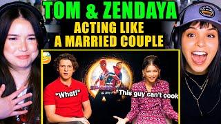 TOM HOLLAND & ZENDAYA Acting Like a Married Couple - Reaction!