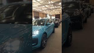 Deretan mobil mewah jalan meninggalkan pameran.. kalian suka yang mana? #supercars #mobilmewah