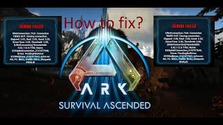 HOW TO FIX "JOIN FAILED" IN ARK SURVIVAL ASCENDED 100% METHOD