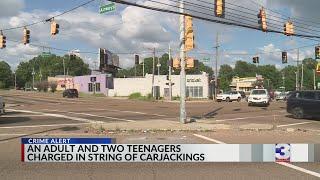 Two 15-year-olds, 22-year-old arrested in carjackings