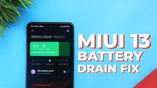 Fix Battery Drain Of Xiaomi Device With Miui 13/Miui 12.5