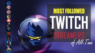 Most Followed Twitch Streamers of All Time