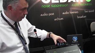 Remarkable, realtime noise-suppression demo! CEDAR Audio's portable DNS-Two at A.E.S. L.A.