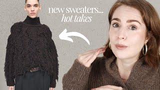 Reacting to unhinged knitwear