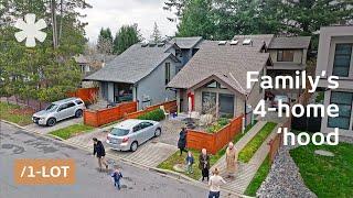 4 generations, 4 homes, 1 lot: Vancouver family builds own private neighborhood