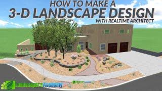 3D Landscape Design In Realtime Landscaping Architect (Complete How To, start to finish)