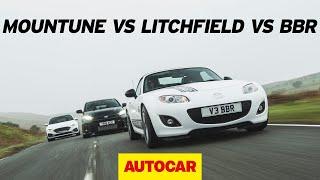 The best tuner cars? BBR MX5 vs Litchfield GR Yaris vs Mountune Focus ST | Autocar