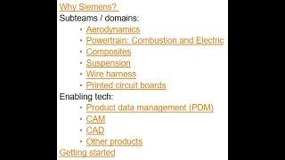 How Siemens helps Formula SAE and Formula Student teams